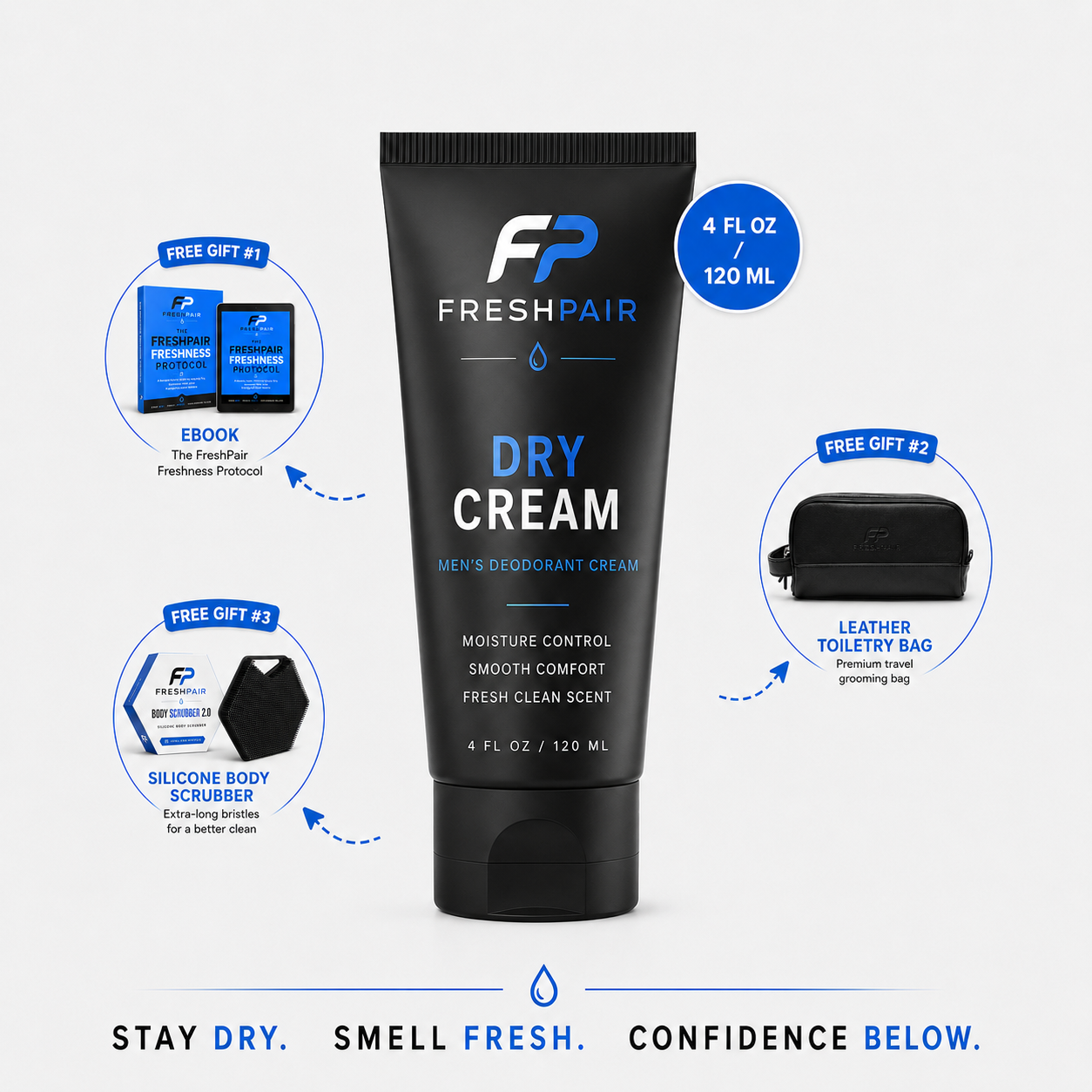 FreshPair™ Deodorant Cream